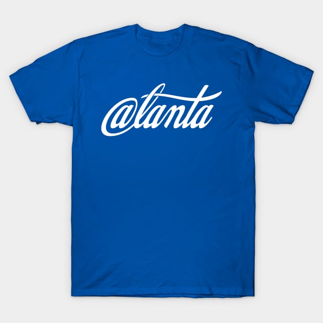 @lanta Script White T-Shirt by MonkeyColada